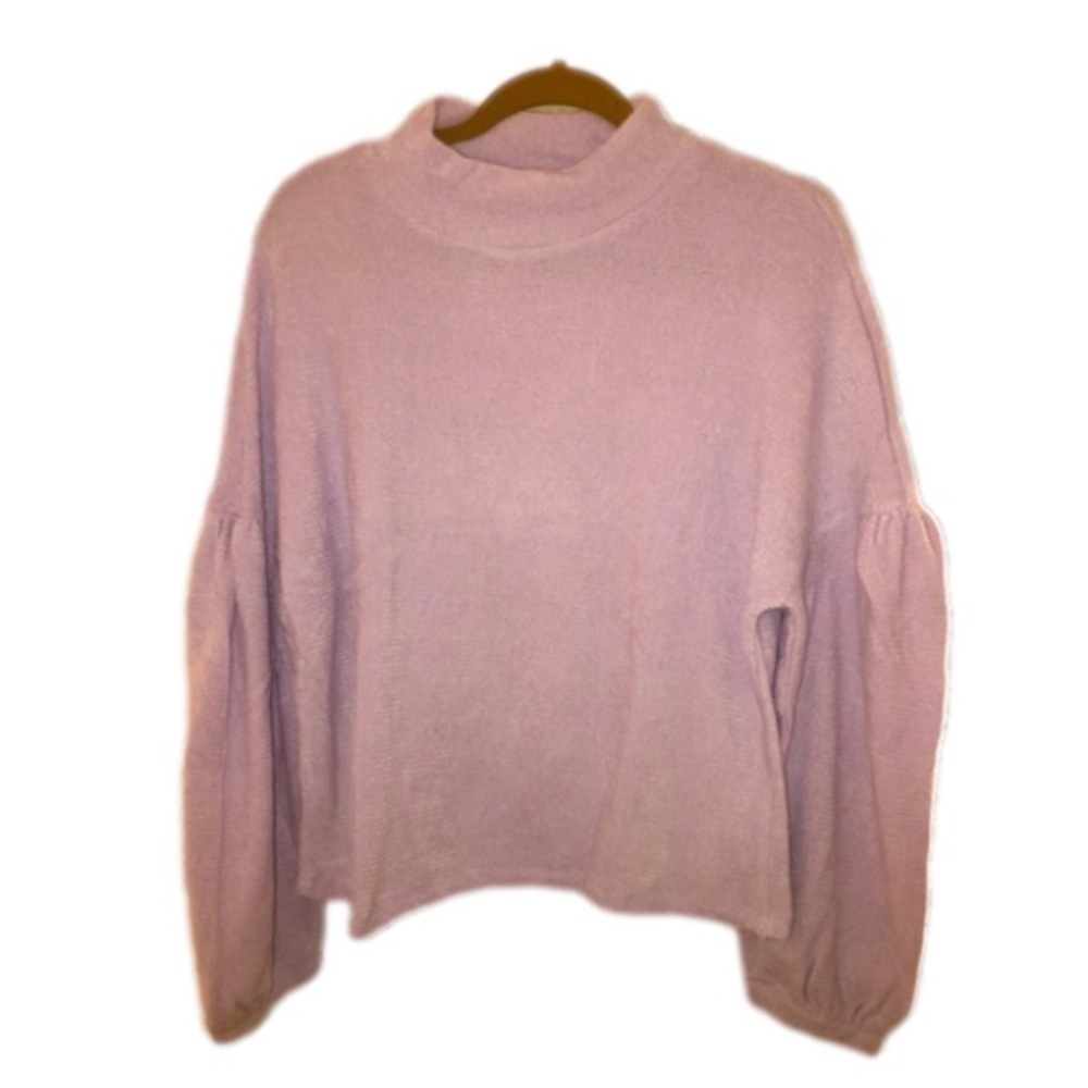 NWOT Sanctuary eyelash knit balloon sleeve sweater - Picture 2 of 4